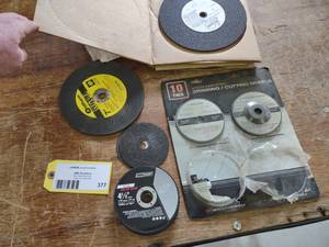 lot 377 image: Assorted Grinding & Cut-Off Wheels...