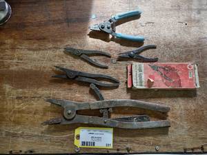 lot 331 image: Assorted Snap Ring Pliers...
