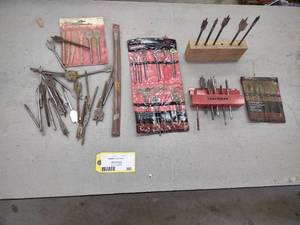 lot 392 image: Assorted Wood Drill Bits...