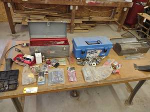 lot 413 image: Toolboxes, Tools, & Misc...