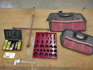 lot 417 image: Tire Iron, O-Ring Set, Fuses, Calip...