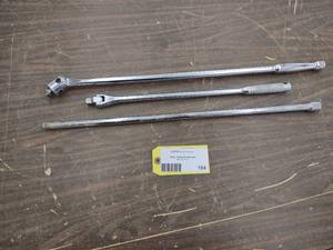 lot 184 image: (2) 12 Breaker Bars & 12 x 2 E...
