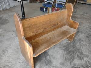 lot 456 image: Oak Bench 5...