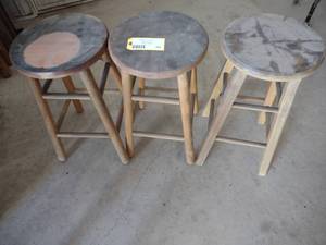 lot 468 image: (3) Stools...