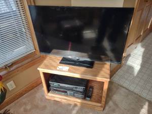 lot 475 image: JVC TV, Toshiba DVD Player, & Pione...