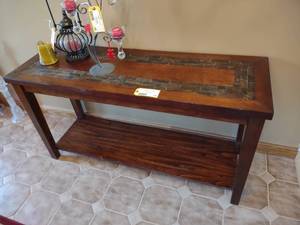 lot 495 image: Side Table, 56x19x30...