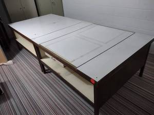 lot 526 image: (2) Sewing Tables, 60x52ea...