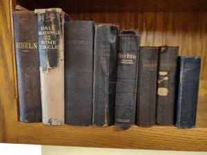 lot 543 image: (8) Bibles...