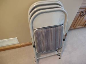 lot 564 image: (4) Folding Chairs...