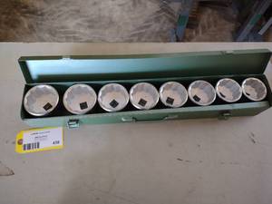 lot 438 image: 34 Socket Set, 2 116-2 12...