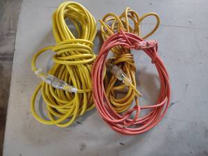 lot 617 image: (3) Extension Cords...