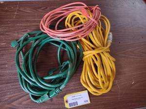 lot 618 image: (3) Extension Cords...