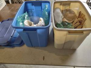 lot 636 image: Assorted Glassware in (2) Totes...