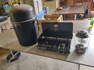 lot 641 image: Smoker, Stove, & Lantern...