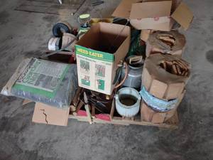 lot 660 image: Pallet of Landscape Supplies & Tool...
