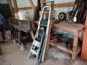 lot 674 image: (4) Assorted Ladders...
