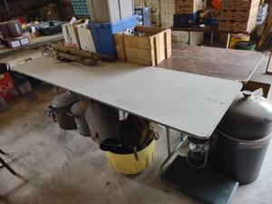 lot 683 image: (2) 96x30 Folding Tables...