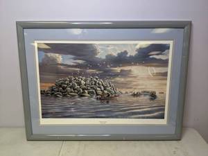 lot 780 image: Signed & Numbered Framed Print Spirit Island by Ken Zylla