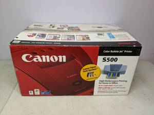 lot 775 image: Canon S500 Bubble Jet Color Printer
