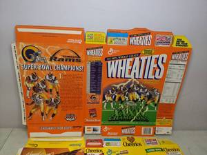 lot 761 image: Lot of 14 Wheaties & Cheerios Sports-Themed Cereal Boxes