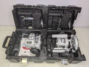 lot 701 image: Two Porter Cable Router Housings