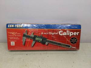 lot 752 image: Cen-Tech 6 Inch Digital Caliper - NEW
