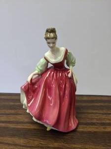 lot 706 image: Royal Doulton Fair Lady Red Figurine HN 2832