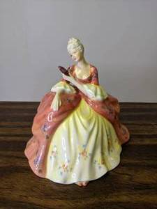 lot 708 image: Royal Doulton Wistful Figurine HN 2396