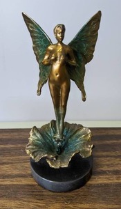 lot 510 image: Metal Fairy Figurine