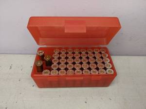 lot 304 image: Partial Box of .38 S&ampW Handgun Ammo