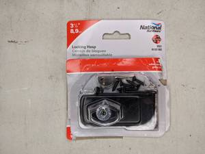 lot 307 image: New National Hardware Locking Hasp