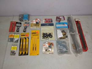 lot 312 image: Hand Tools and Hardware - Sockets, Saw Blades, File etc....