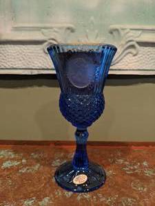 lot 608 image: Avon Washington Goblet Fostoria Candle Holder