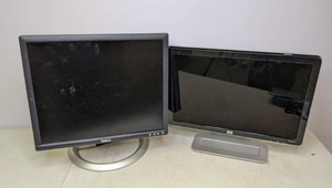 lot 360 image: Dell & HP Computer Monitors