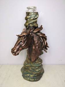 lot 347 image: Horse Bust Sculpture