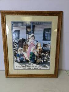 lot 471 image: Framed Art Print for Auction Lovers