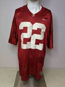 lot 468 image: Alabama Crimson Tide Mark Ingram #22 Nike Jersey - XL