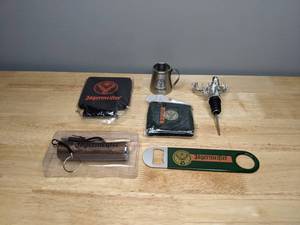 New Jagermeister Koozie Bottle Stopper Wristband Power Bank Shot Stein & Bottle Opener