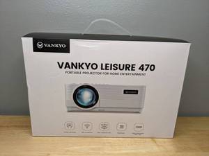 lot 24 image: Brand New VANKYO Leisure 470 Mini Wifi Projector 250 Large Screen and 1080P Supported LCD Home Theater Projector