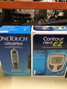 lot 5 image: LOT OF 3 Blood Glucose Monitoring Systems - OneTouch Ultra Mini Meter, Contour Next EZ, Contour USB - Appear New In Box