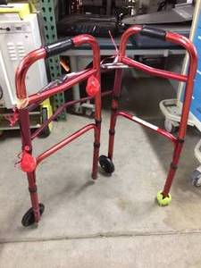 lot 6 image: Medline Foldable Walker MDS86410KDW