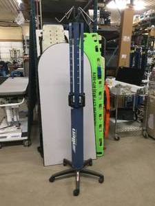 lot 31 image: MSRP $3000&nbspAllen Medical IV Bag Tower 4 Adjustable&nbspHooks Irrigation Tower Model 50004 - Great Working Condition