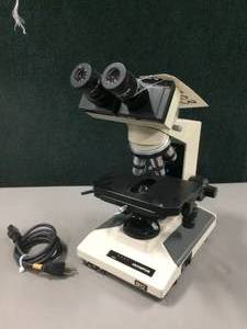lot 35 image: WOW SELLING ONLINE USED $3000 Olympus BH-2 Power Binocular Microscope&nbspBHTU With 5 Objectives  Excellent Working Condition