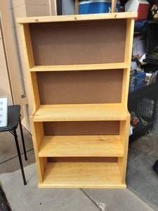 Hand Crafted Knotty Pine Shelf 60x32x12