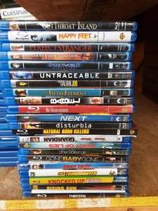 20 Blu-Ray Movies
