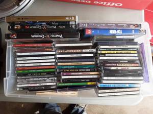 5-DVDs & Large Assortment Of CDs