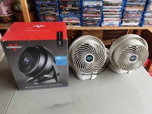 3-Vornado Air Circulator Fans  1-New In Box