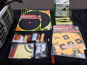 Targets, Gun Cleaning Tools, Locks, Ear Plugs