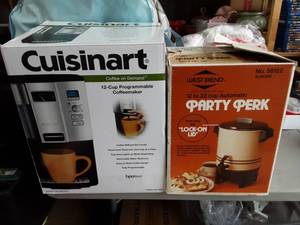 Cuisinart Programable Coffee Maker, Party Perk Coffee Pot