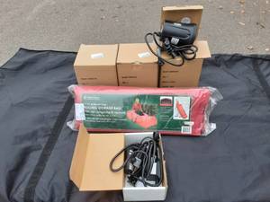 4-Christmas Laser Lights & Artificial Tree Bag